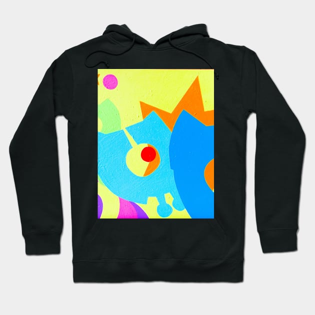 Living Design 1 - My Original Art Hoodie by MikeMargolisArt